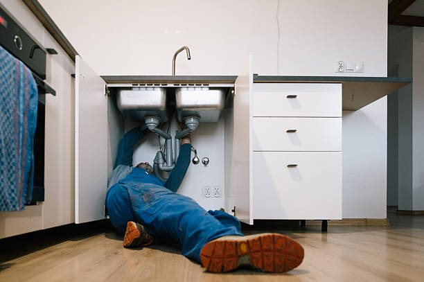 Professional Leak Detection technician working in China Grove, NC